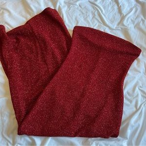 Charlotte Russe | Red strapless Midi Gown | S